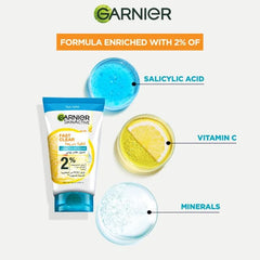 GARNIER FAST CLEAR CLEANSER FOR ACNE PRONE 50 ML
