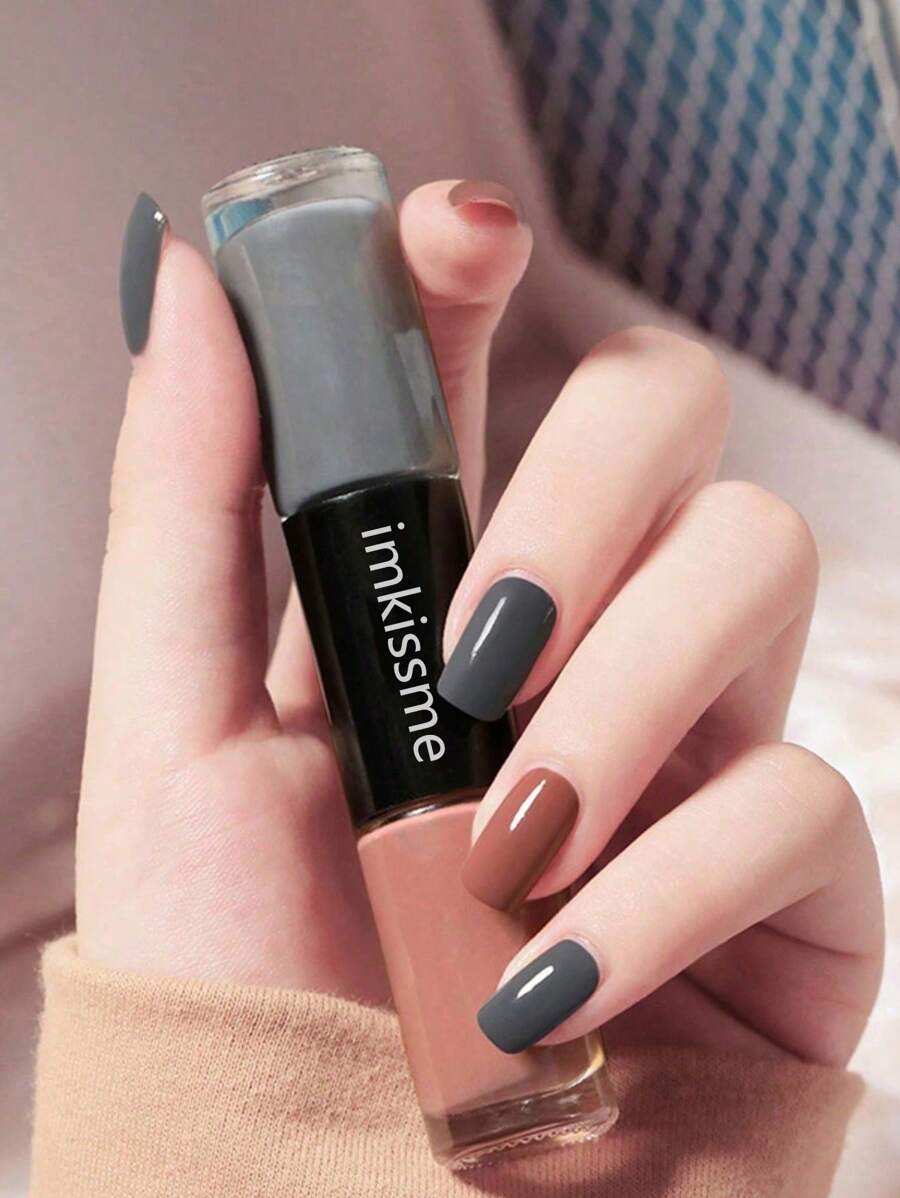 Shein Bolania 2-Color Quick Dry Nail Polish