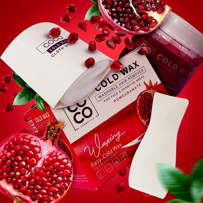 Coco Wax Cold Wax - Pomegranate - 250gm