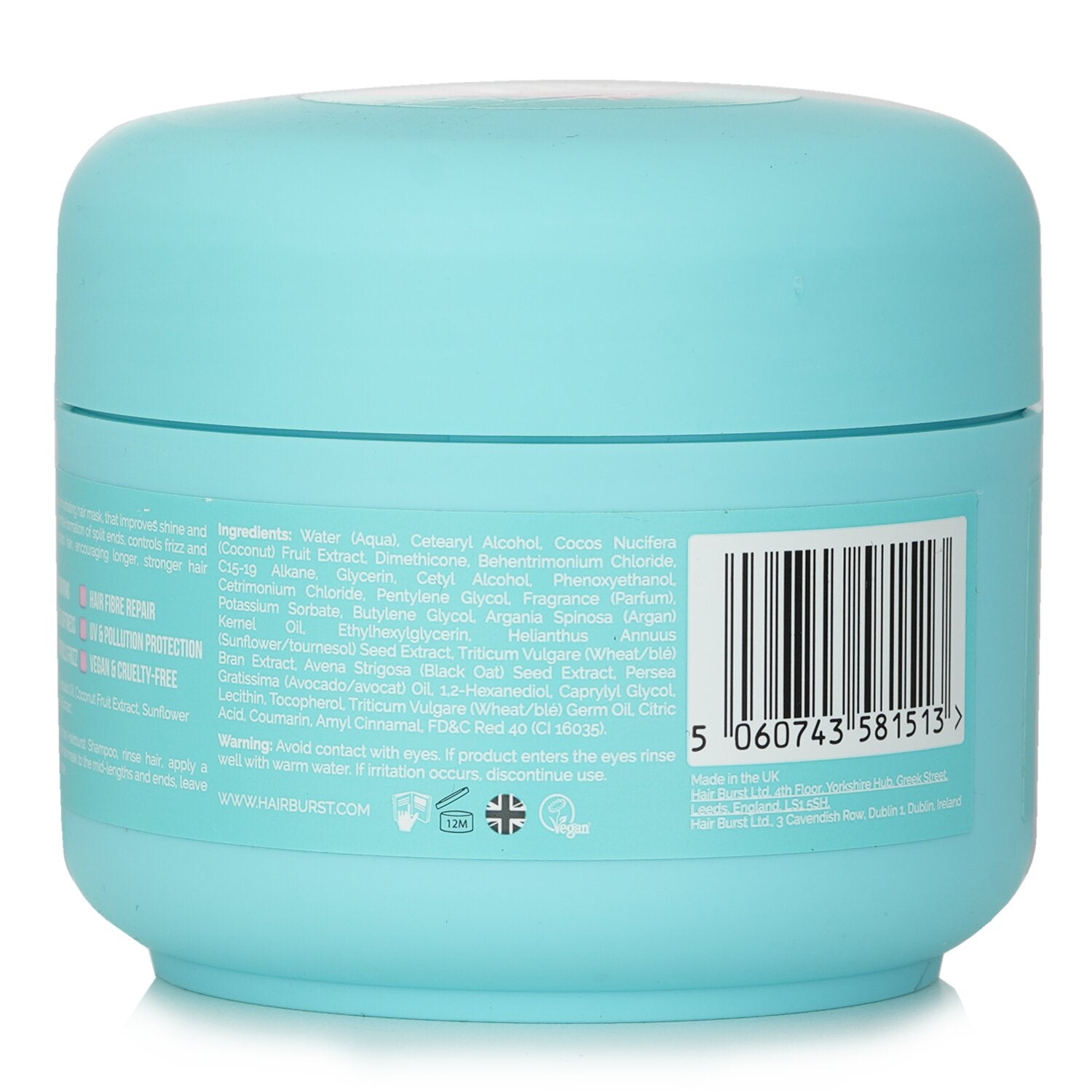 Hairburst Hair Mask Avocado and Coconut 220ml