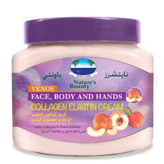 Natures Bounty Venos Peach Collagen Body Cream 600 ml