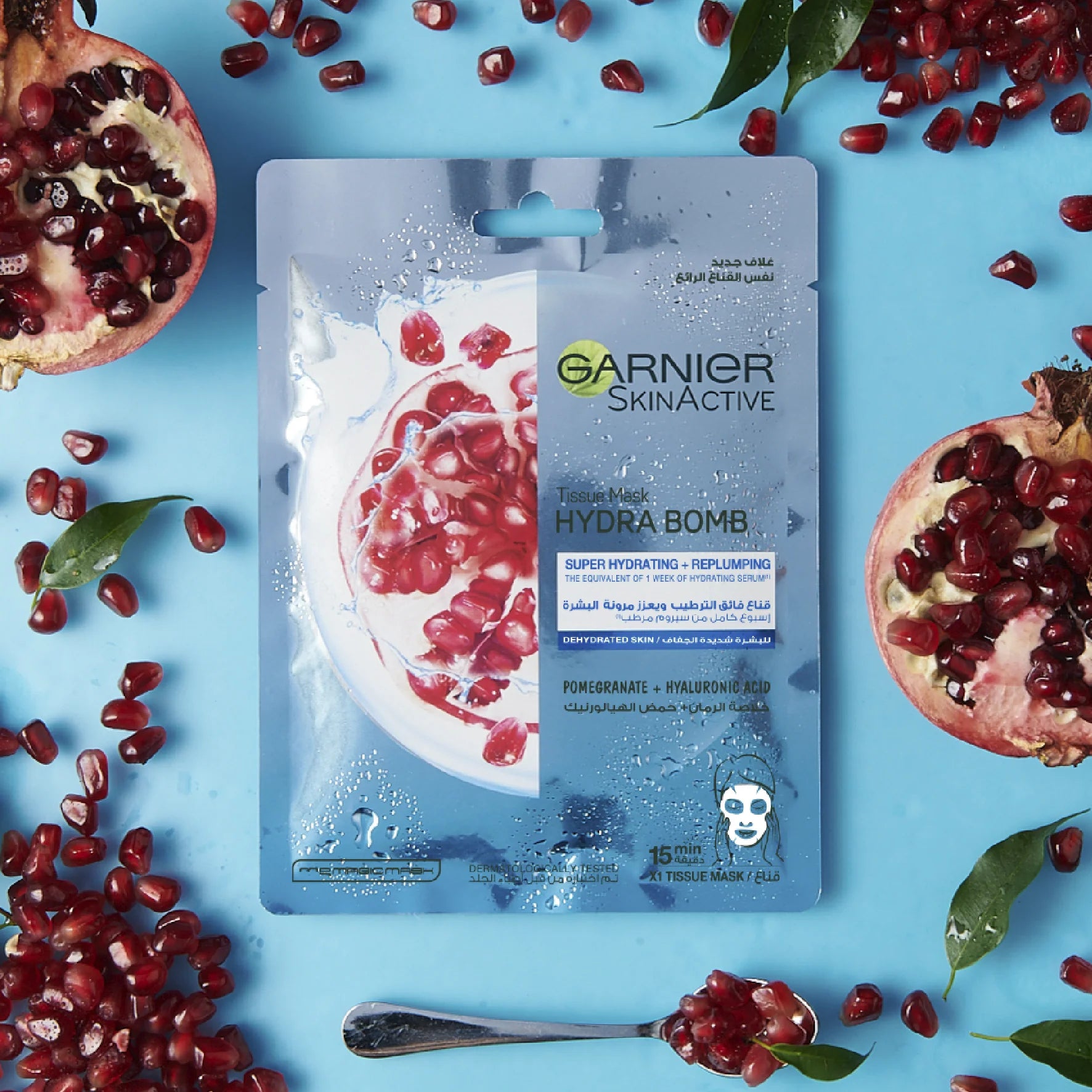 Garnier Moisturizing Hydra Bomb Tissue Mask With Pomegranate
