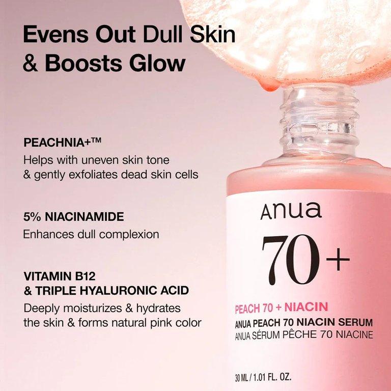 ANUA Peach 70% Niacinamide Serum 30 ml