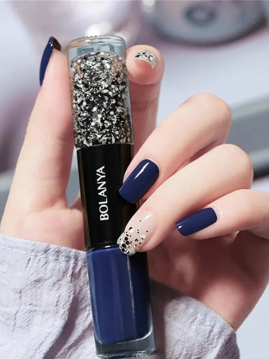 Shein Bolania 2-Color Quick Dry Nail Polish