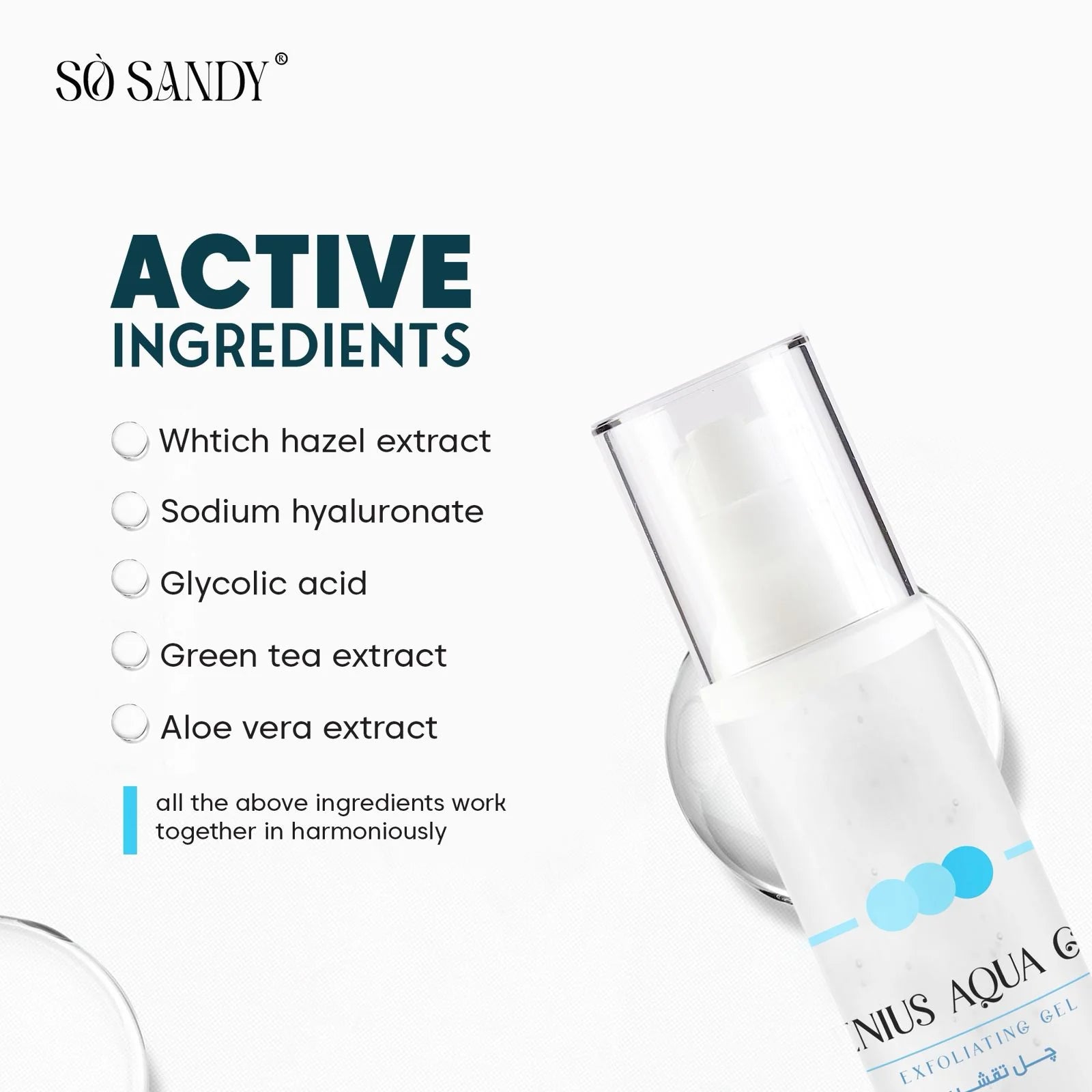 So Sandy Genius Aqua Gel 50G