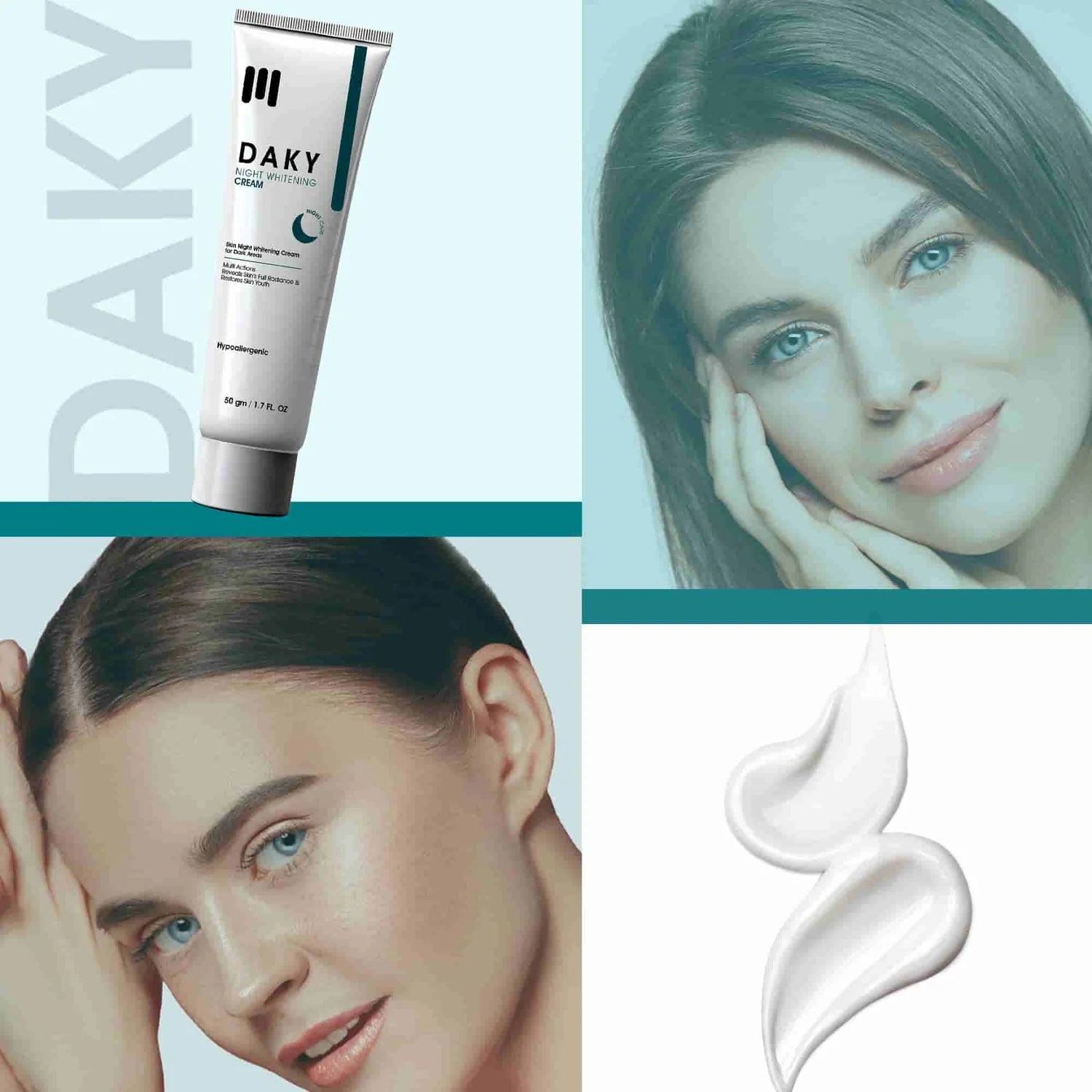 Daky night whitening cream