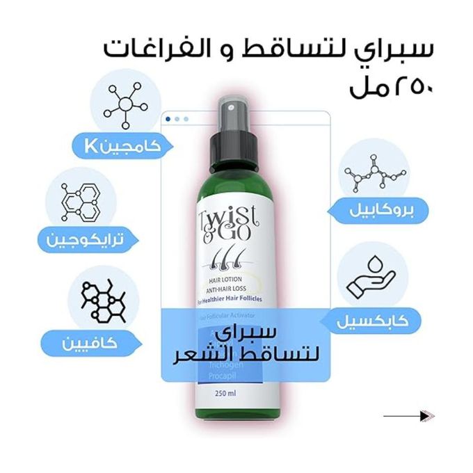 Twist & Go Anti-Hair Loss Lotion 250 Ml