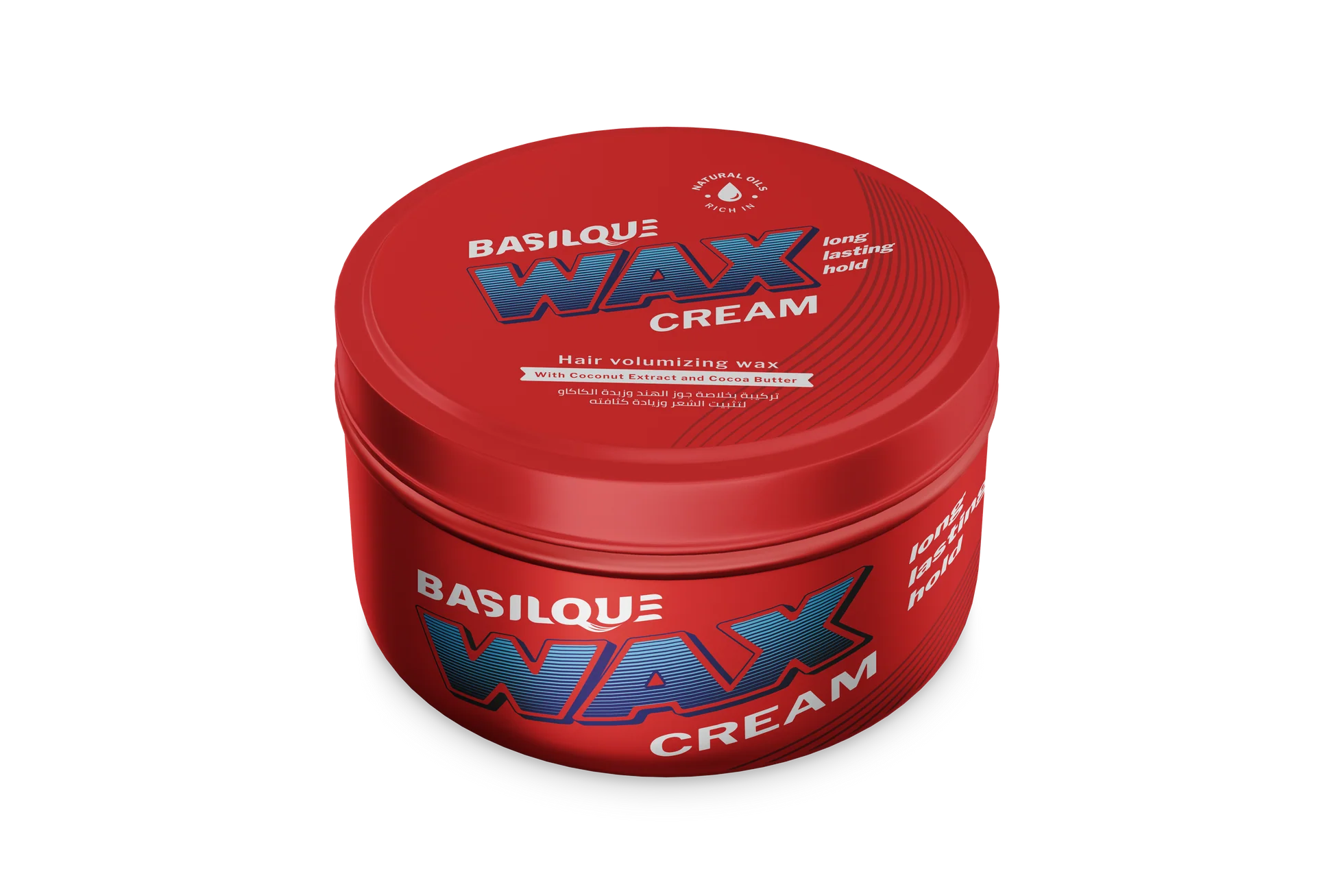 Basilque Hair Volumizing Wax Cream With Coconut Extract and Cocoa Butter 100ml