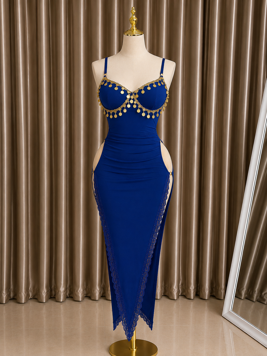 Women's Cut Out Maxi Dress