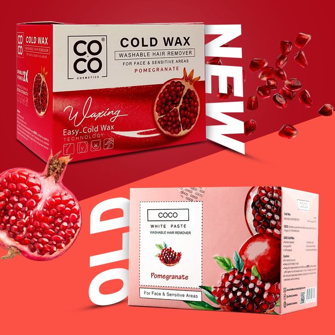 Coco Wax Cold Wax - Pomegranate - 250gm