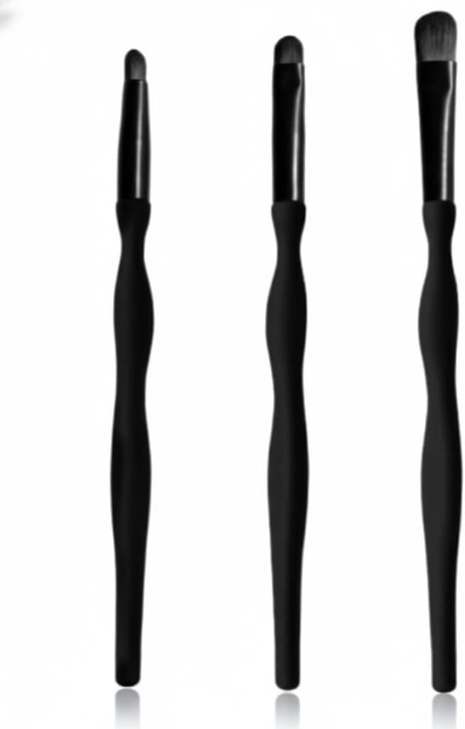 Lovi 3 Pcs Eyebrow Brush & Eyeshadow-Concealer Makeup Brush Set