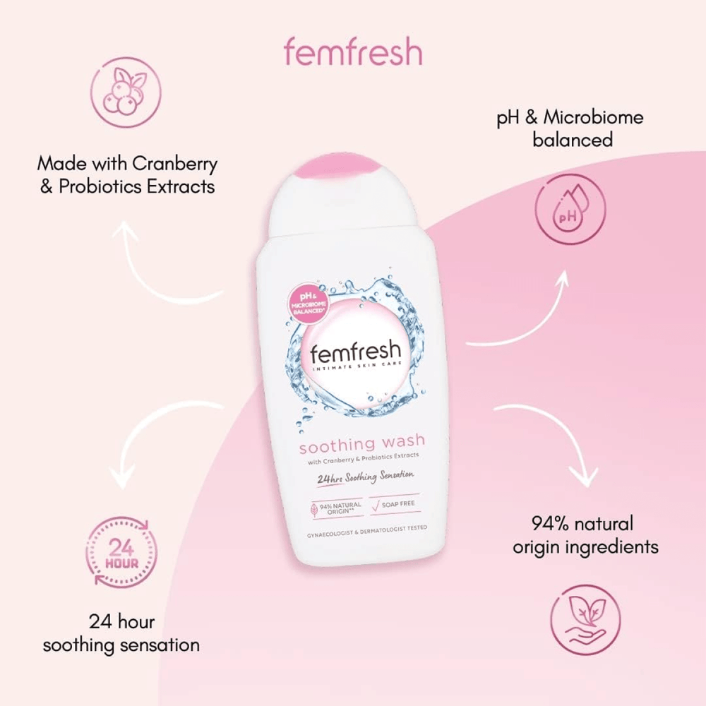 Femfresh Soothing Intimate Wash Maximum Care - 250 ml