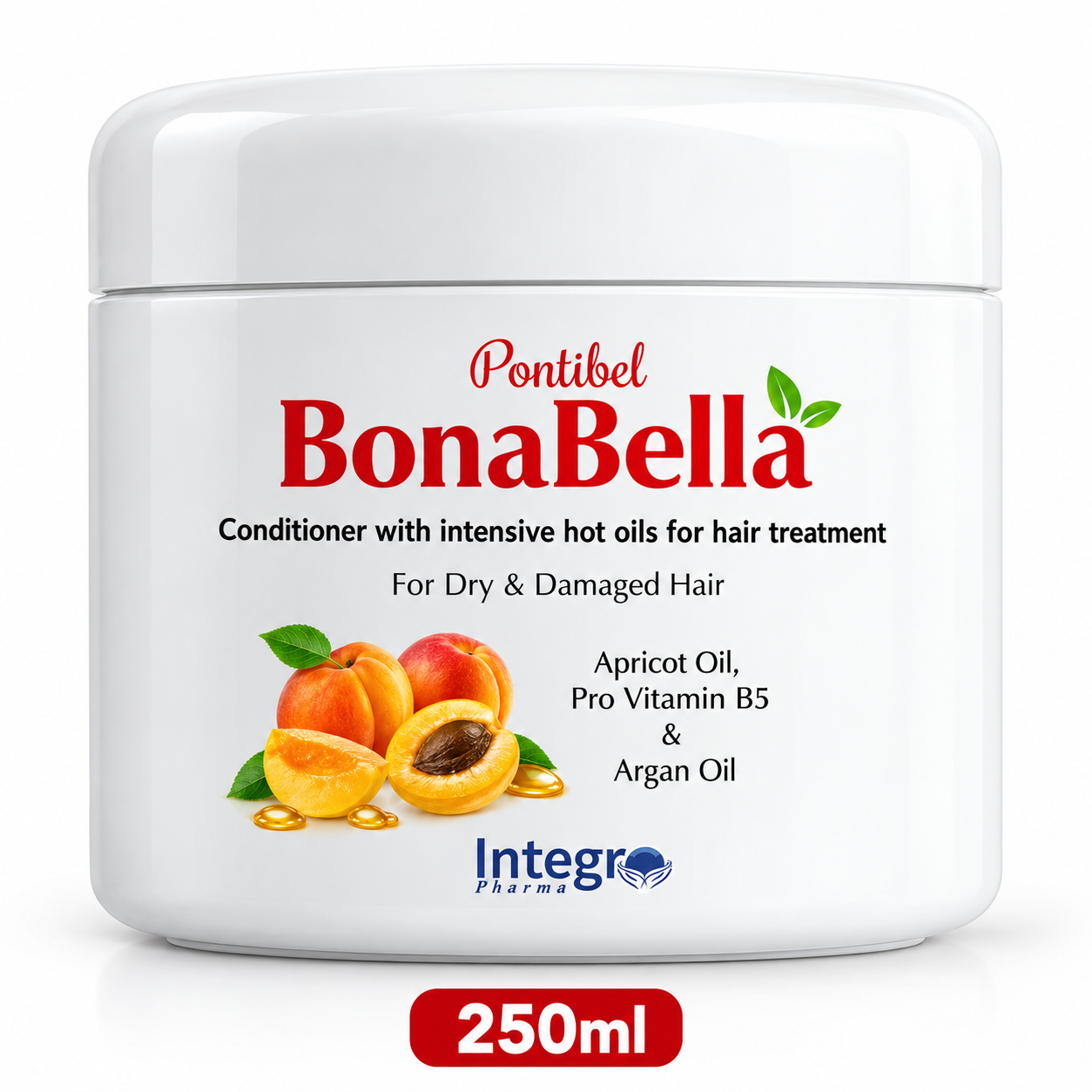 BonaBella Apricot Oil & Pro Vitamin B5 & Argan Oil Conditioner 250 Ml