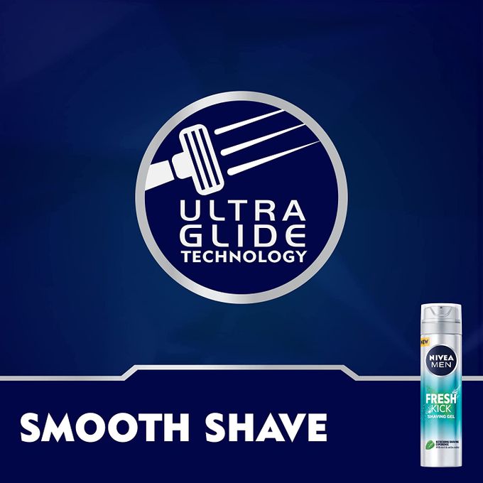 NIVEA MEN Shaving Gel Fresh Cool Mint Extracts 200ml