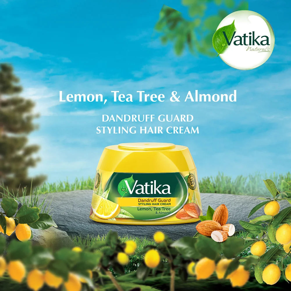 Vatika Naturals Anti-Dandruff Styling Hair Cream 125g