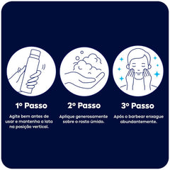 NIVEA MEN Shaving Foam Protect & Care Aloe Vera 200ml