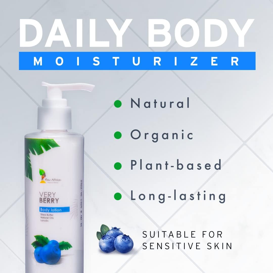 Raw African Very Berry Body Lotion 200gm