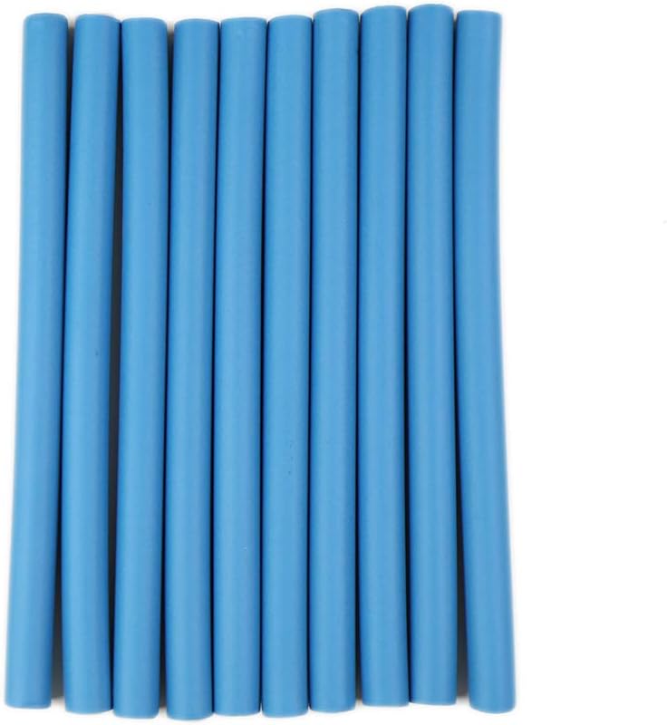 10 Pcs Flexible Curling Rods Twist Foam Hair Rollers 0.3in