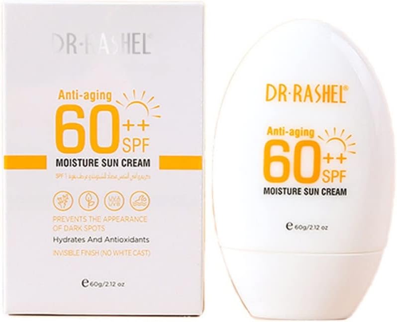 دكتور راشيل كريم الشمس المضاد للشيخوخة والترطيب بعامل حماية من الشمس SPF 60+