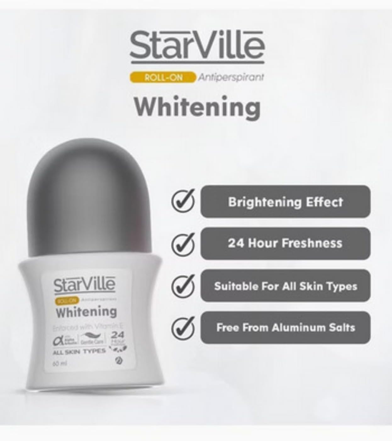 StarVille Roll On antiperspirant Whitening