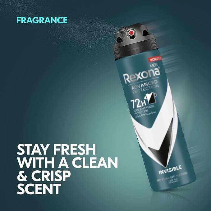 Rexona Men Invisible Anti-Perspirant Deodorant Spray - 150ml