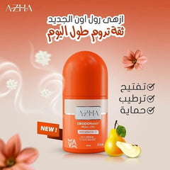 Azha Deodorant Roll-On Sea Breeze 10% Vitamin C 1+1