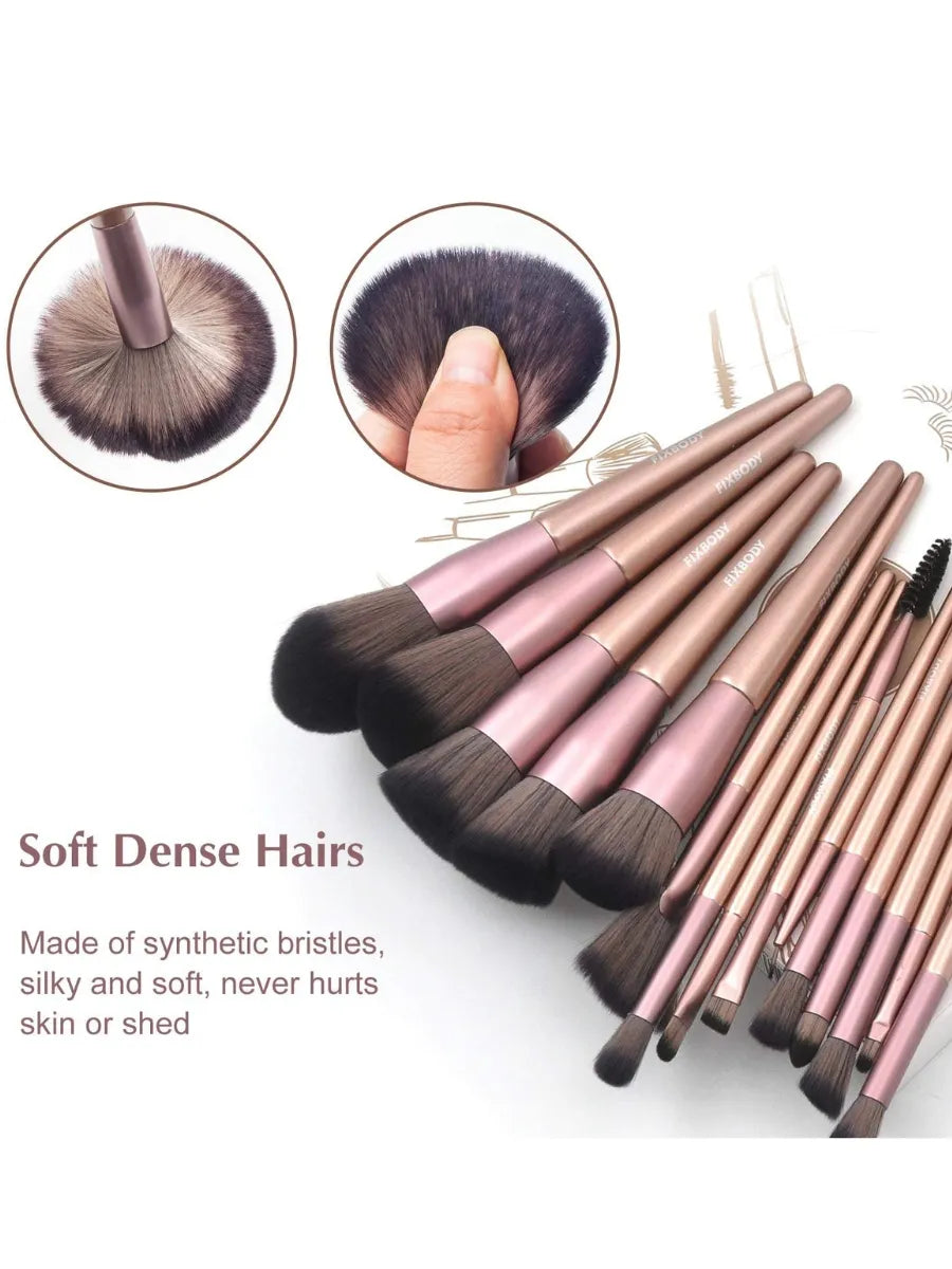 Fix Body 15-Piece Makeup Brush Set