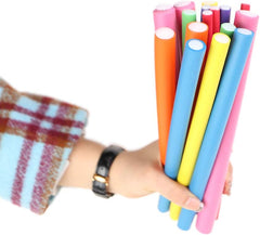 10 Pcs Flexible Curling Rods Twist Foam Hair Rollers 0.3in