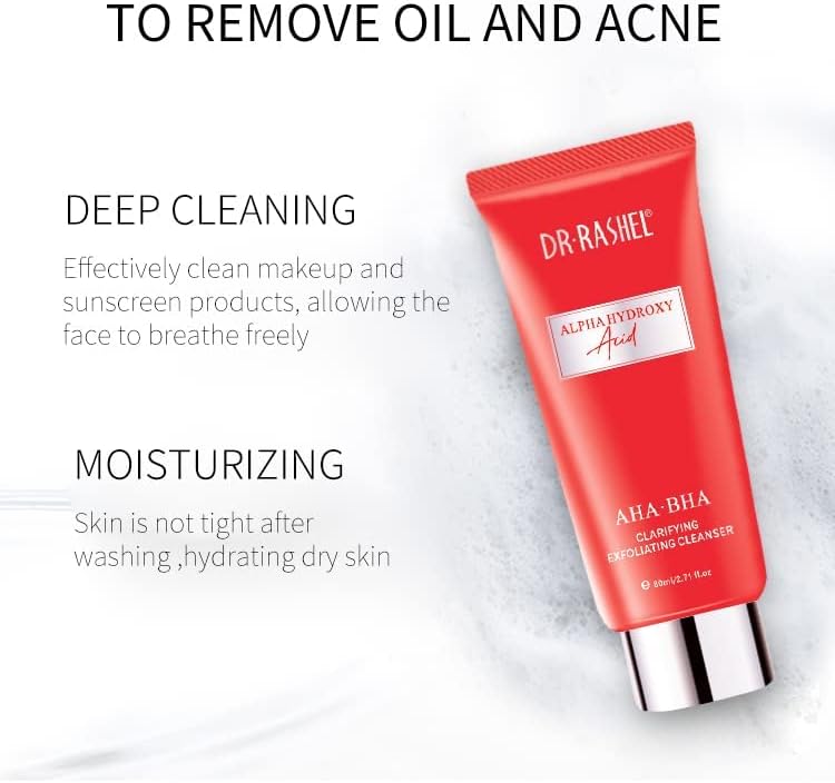 DR.Rashel Alpha Hydroxy Acid AHA BHA Clarifying Exfoliating Cleanser