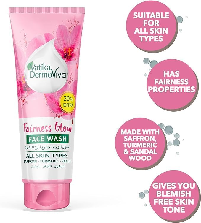 Vatika Dermoviva Fairness Glow Face Wash 50ml