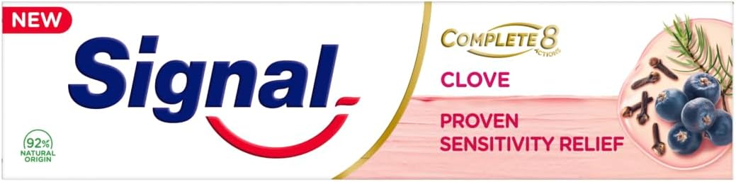 Signal Complete 8 Toothpaste Clove Sensitive 100ml two packs