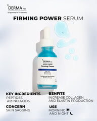 Derma Ten Firming power serum multi peptides +10 amino acids