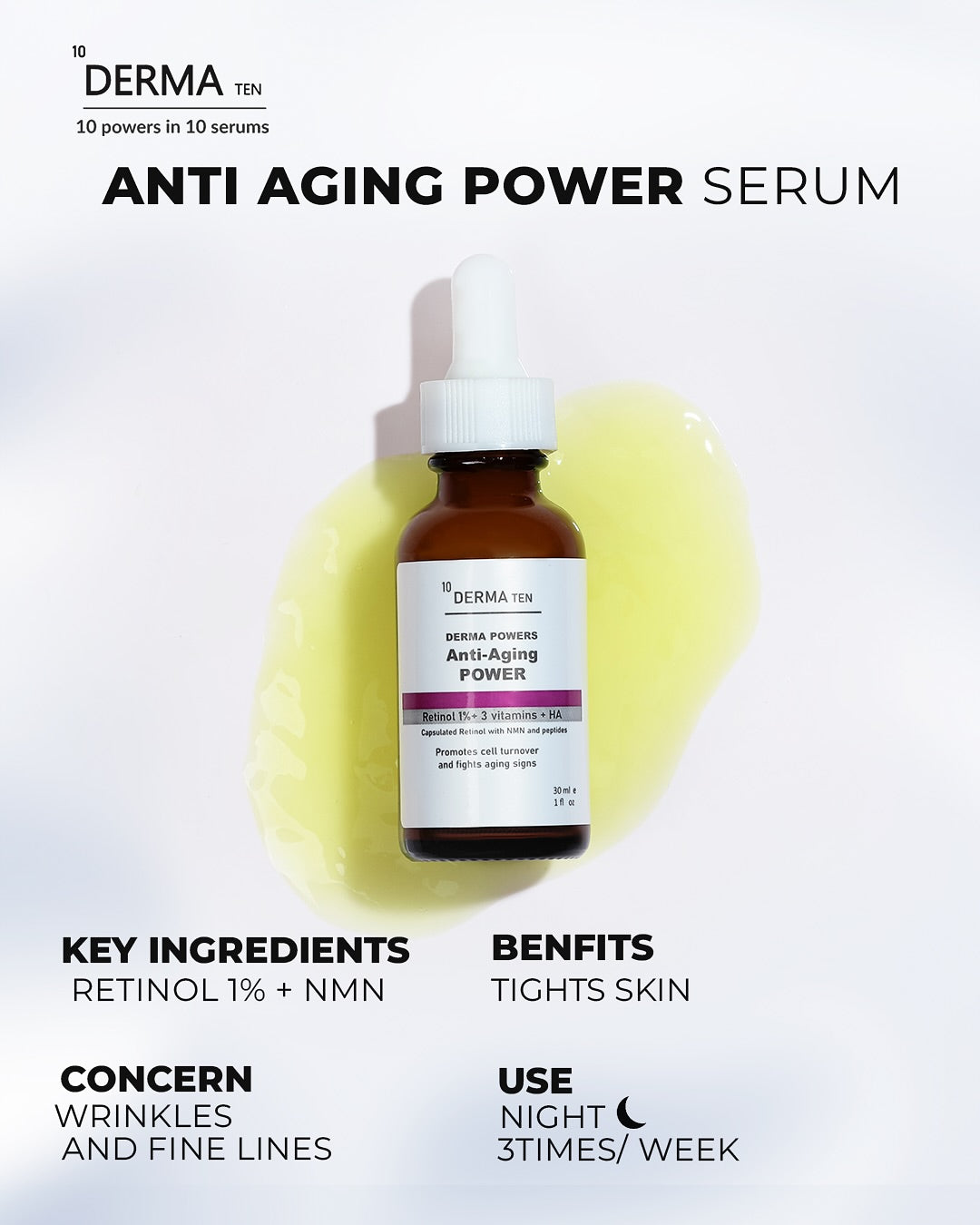 Derma Ten Anti Aging Power Retinol 1%