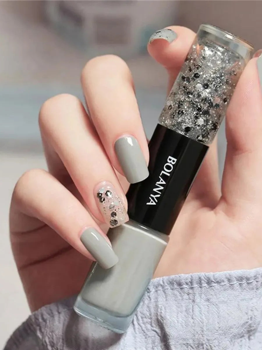 Shein Bolania 2-Color Quick Dry Nail Polish