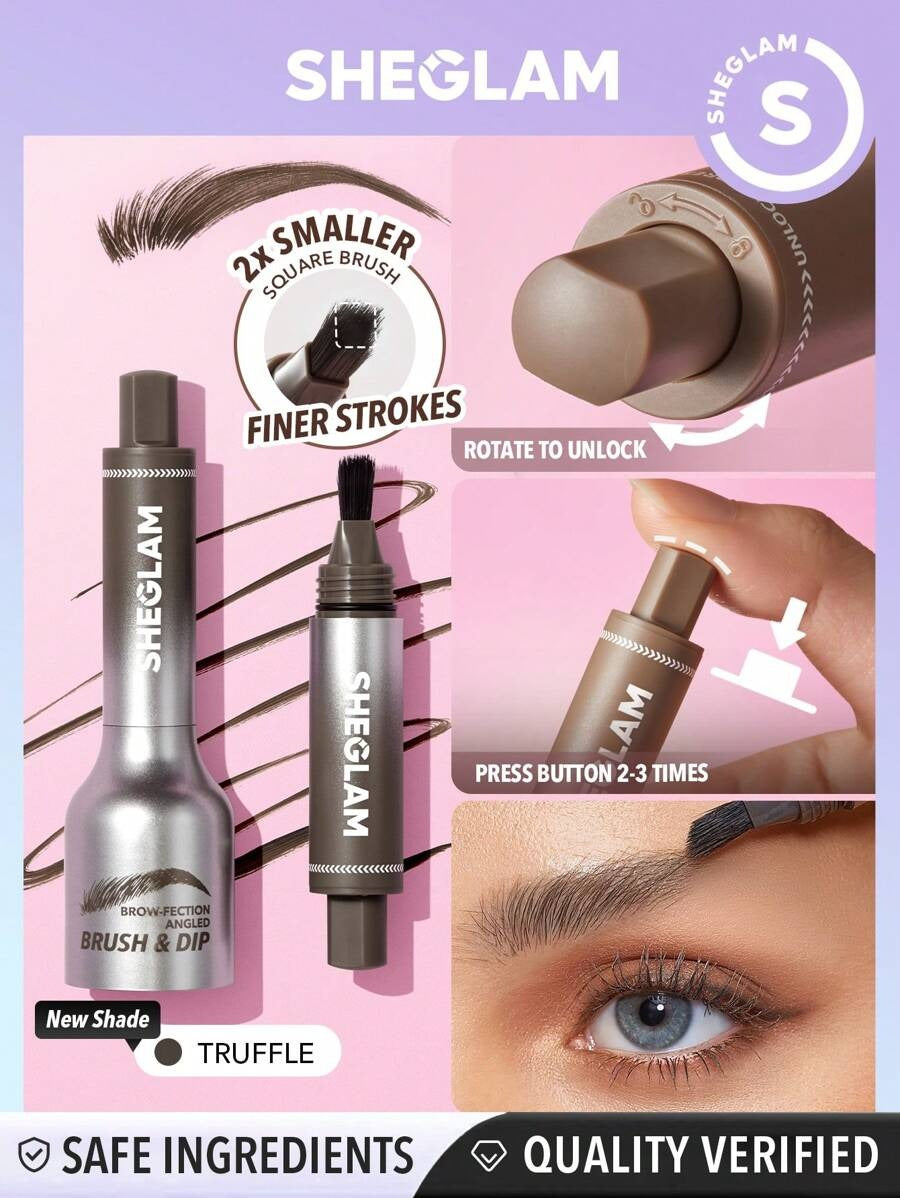SHEGLAM Brow-Fection Angled Brush & Dip