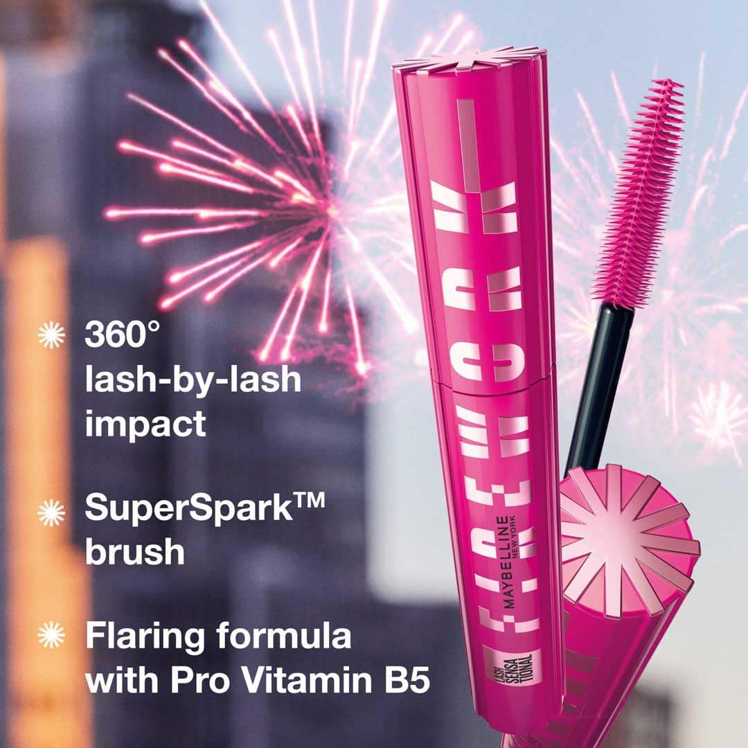 MAYBELLINE LASH SENSATIONAL FIREWORKS MASCARA - BLACK