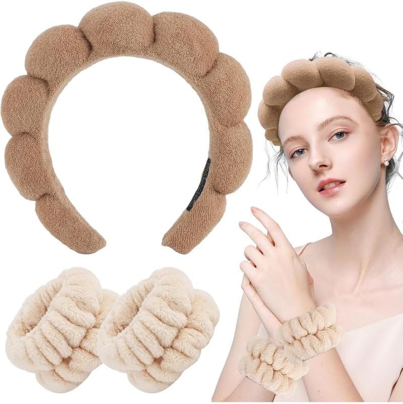 Kiki Spa Head Band & Wristband Set