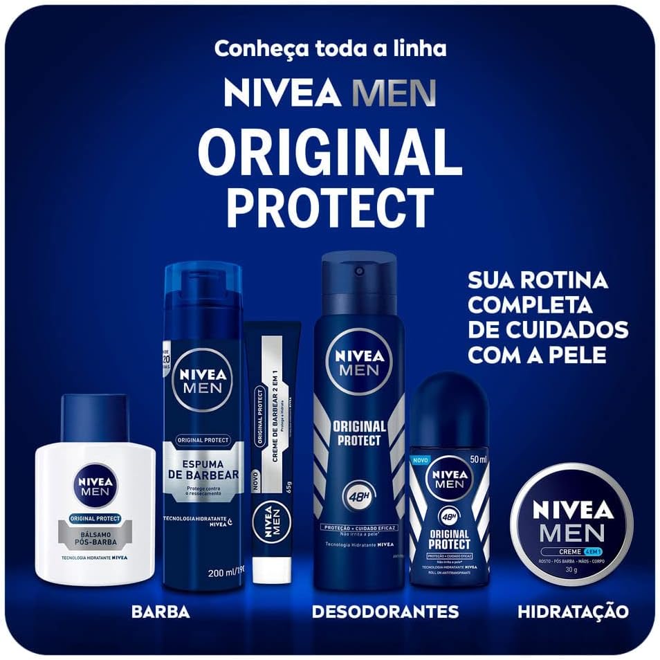 NIVEA MEN Shaving Foam Protect & Care Aloe Vera 200ml