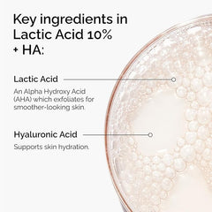 The ordinary lactic acid 10% + ha