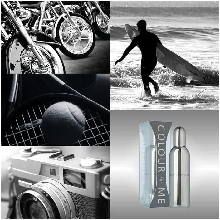 Colour Me Silver Sport Body Spray For Men 150ml