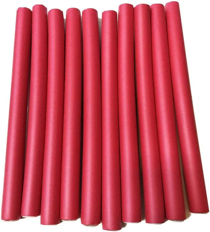 10 Pcs Flexible Curling Rods Twist Foam Hair Rollers 0.5in