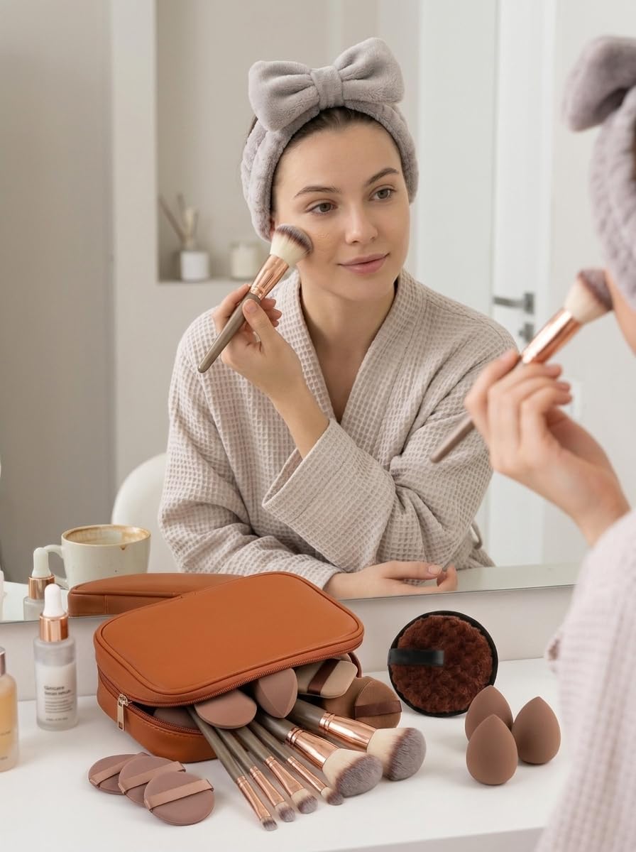 Professional Makeup Brush Set – Complete Face & Eye Brushes