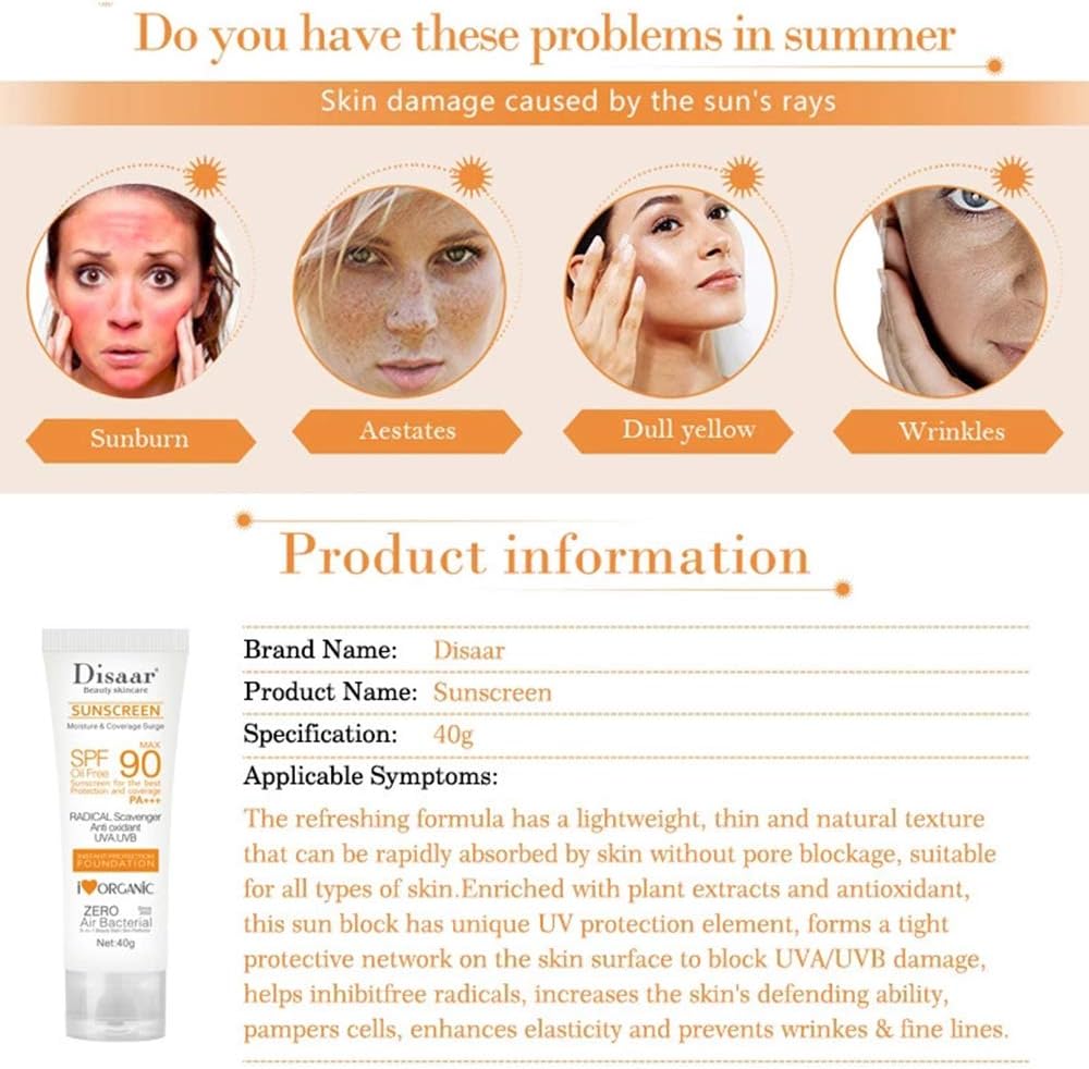 Disaar Sun Screen SPF 90 – 40 gm