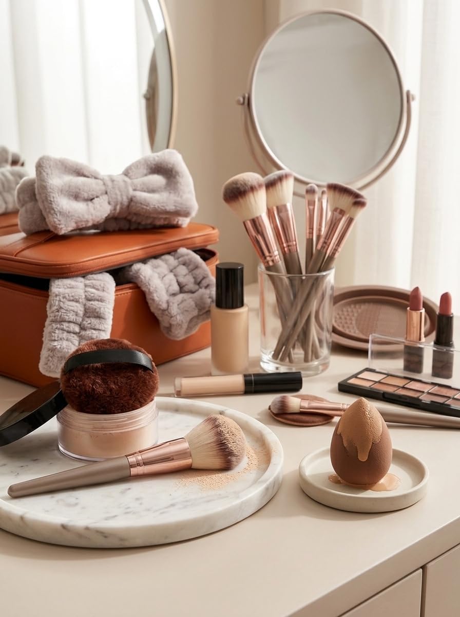 Professional Makeup Brush Set – Complete Face & Eye Brushes
