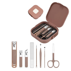 Mini Manicure Set 8 Pieces – Compact Nail Clipper Kit for Travel & Home