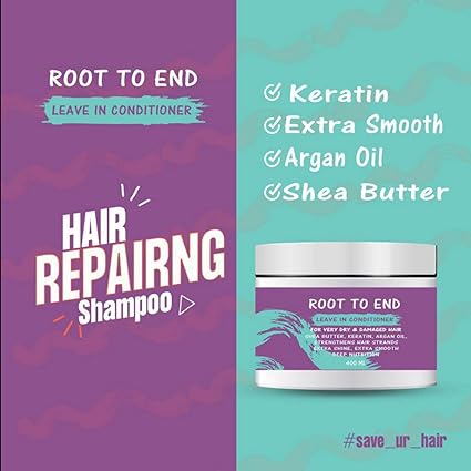 Root To End Conditioner For Dry And Damaged Hair 400ml