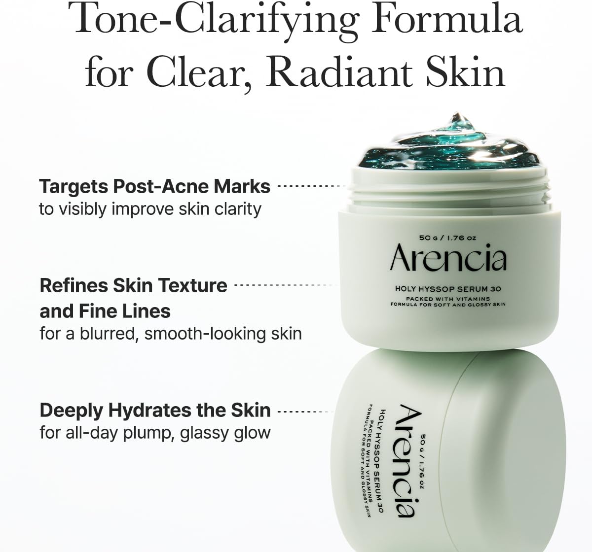 Arencia Holy Hyssop Serum 30 All Skin Types 50 g