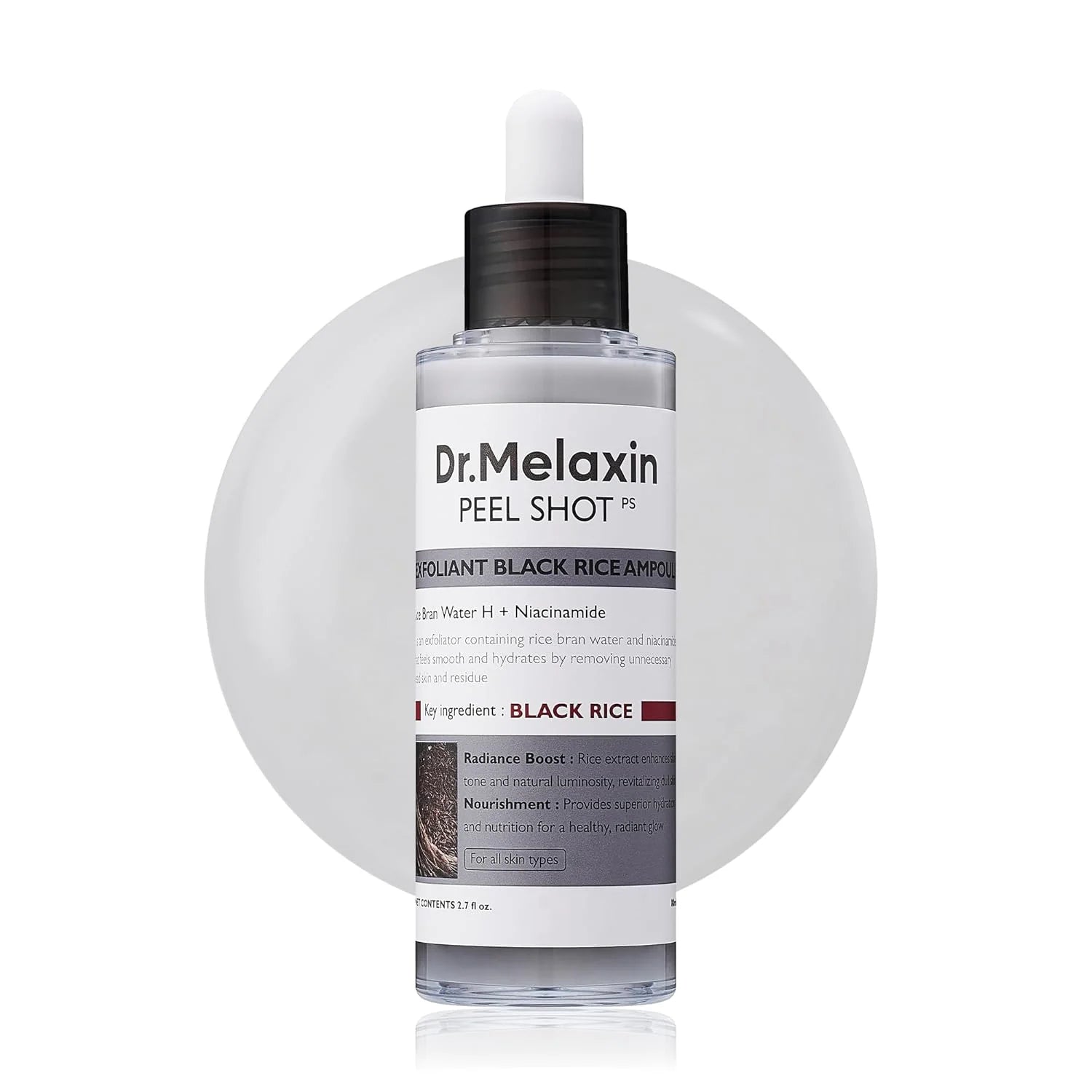 Dr.Melaxin Peel Shot Exfoliant Black Rice Ampoule 80ml