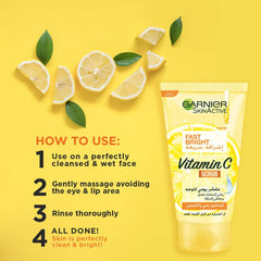 Garnier Fast Bright Vitamin C Daily Scrub 50ml
