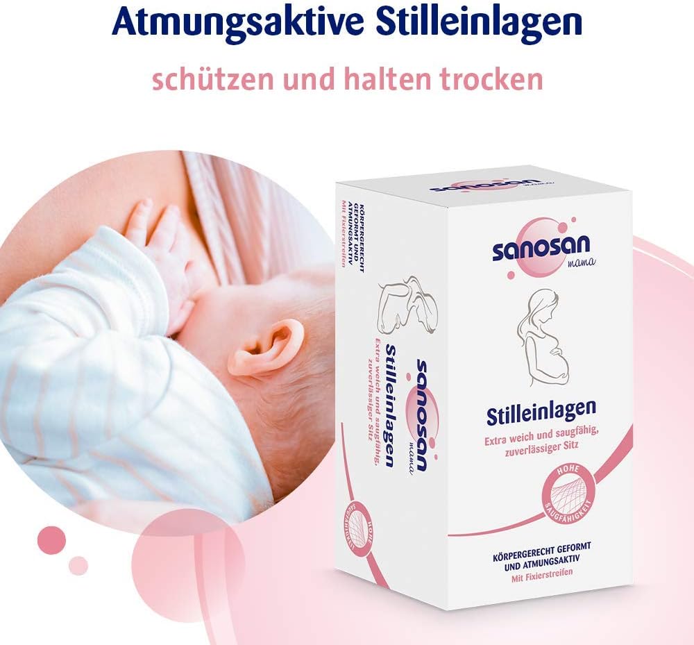 Sanosan Mama Nursing Pads - 30 Pieces